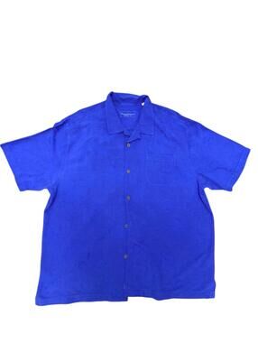 Vintage Tommy Bahama Original Fit Silk Camp Shirt Size XXL